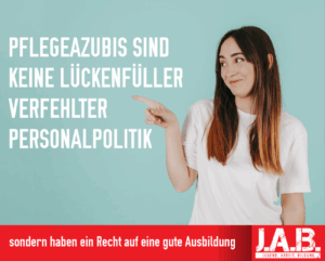 Junge Menschen in der Pflege